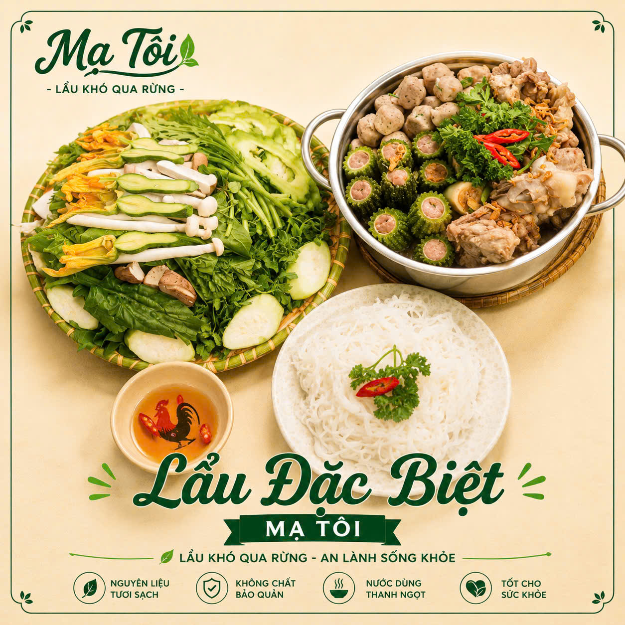 Lẩu Khổ Qua Rừng Đặc Biệt